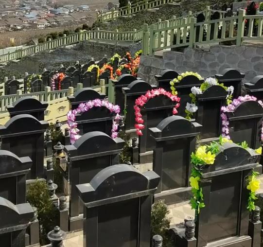 西安戶縣九龍山墓園，真山真水的墓園