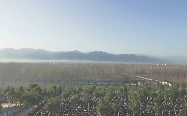 西安神禾墓園前面是什么河，平安重生