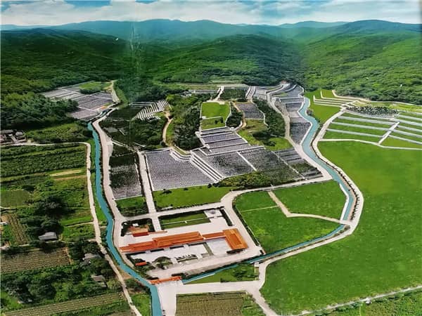 西安九龍山公墓的總規(guī)劃面積是多少，并且是如何進(jìn)行區(qū)域劃分的？